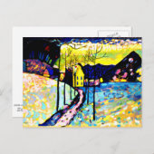 Kandinsky - Winterlandschap Briefkaart (Voorkant / Achterkant)