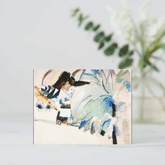 Kandinsky - Winterlandschap Briefkaart (Staand voorkant)