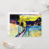 Kandinsky - Winterlandschap Kaart (Voorkant / Achterkant in situ)