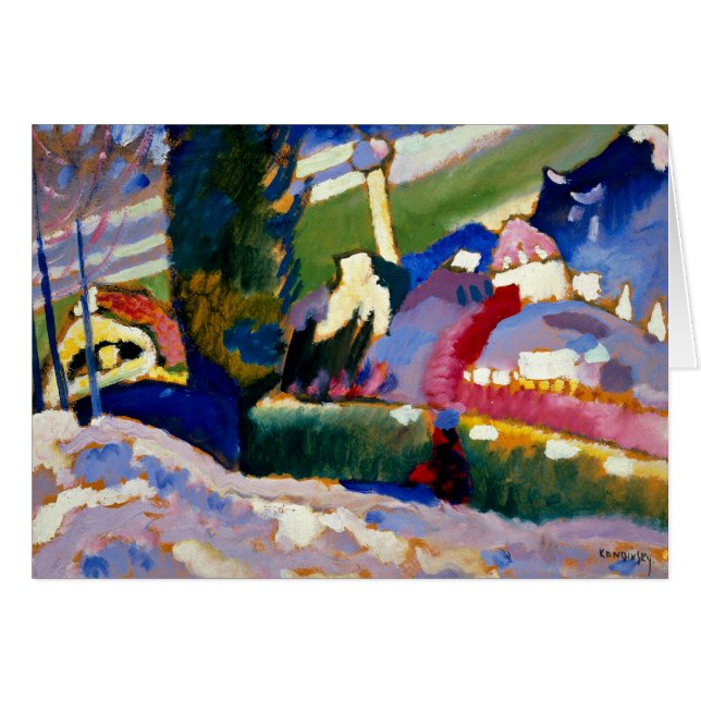 Kandinsky - Winterlandschap met de kerk (Voorkant Horizontaal)