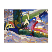 Kandinsky - Winterlandschap met de kerk