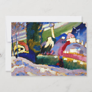 Kandinsky - Winterlandschap met de kerk Kaart