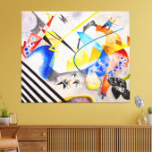 KANDINSKY - WIT CENTRUM - 1921 - Bauhaus - Canvas Afdruk (Insitu (Woonkamer))