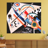 KANDINSKY - WIT KRUIS - 1922 - Bauhaus - Canvas Afdruk (Insitu (Woonkamer))