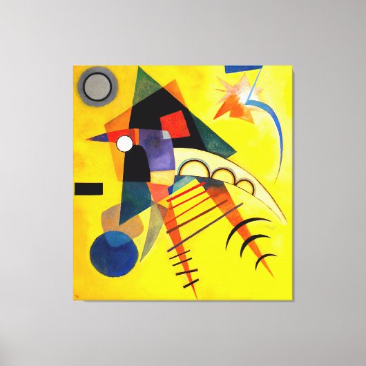 KANDINSKY - WIT PUNT (Weißer Punkt) - 1925 - Canvas Afdruk (Voorkant)