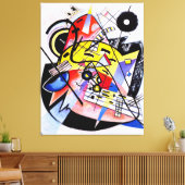 KANDINSKY - WITTE STIP - 1923 - Bauhaus - Canvas Afdruk (Insitu (Woonkamer))