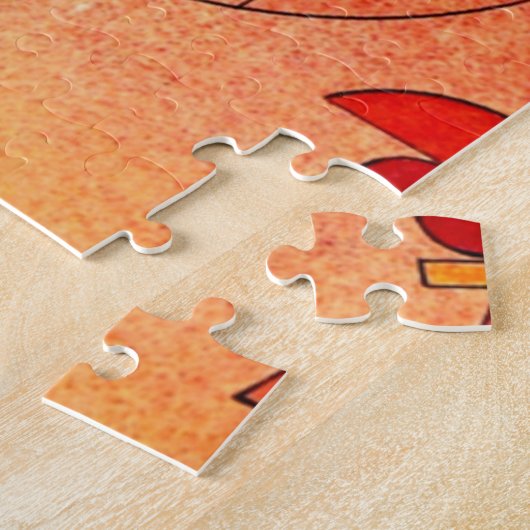 Kandinsky - Yellow Pink Legpuzzel (Zijkant)