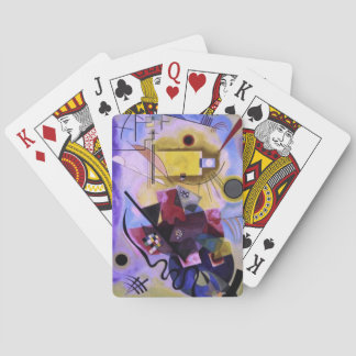Kandinsky Yellow. Pokerkaarten