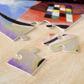 Kandinsky Yellow Red Blue Abstract Art schilderen Legpuzzel (Zijkant)