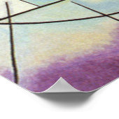 Kandinsky Yellow Red Blue Abstract Canvas schilder Poster (Hoek)