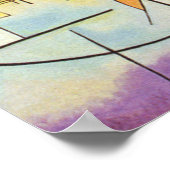 Kandinsky Yellow Red Blue Abstract Canvas schilder Poster (Hoek)