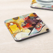 Kandinsky Yellow Red Blue Bier Onderzetter (Linkerzijde)