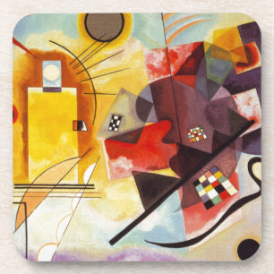 Kandinsky Yellow Red Blue Bier Onderzetter