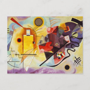 Kandinsky Yellow Red Blue Briefkaart