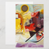 Kandinsky Yellow Red Blue Briefpapier (Voorkant / Achterkant)