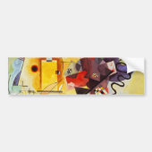 Kandinsky Yellow Red Blue Bumpersticker (Voorkant)