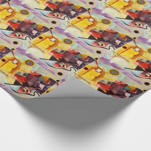 Kandinsky Yellow Red Blue Cadeaupapier (Hoek)