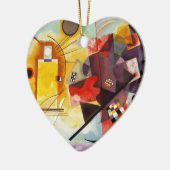 Kandinsky Yellow Red Blue Keramisch Ornament (Links)