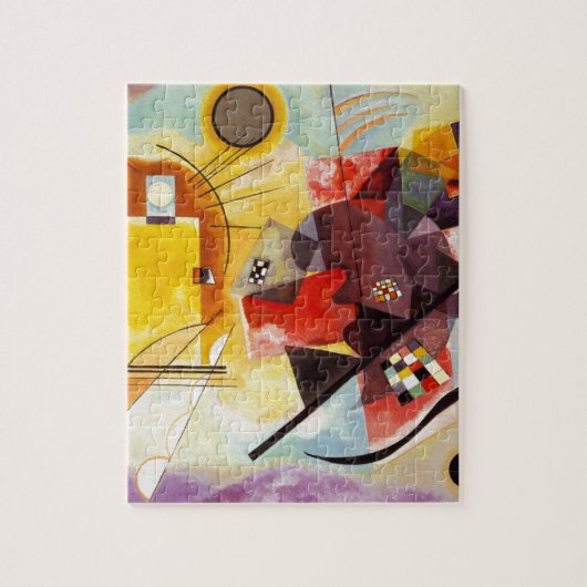 Kandinsky Yellow Red Blue Legpuzzel (Verticaal)