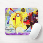 Kandinsky Yellow Red Blue Muismat (Met muis)