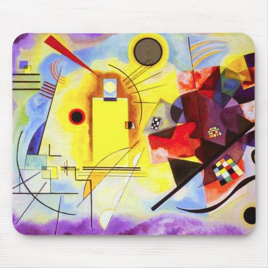Kandinsky Yellow Red Blue Muismat (Voorkant)