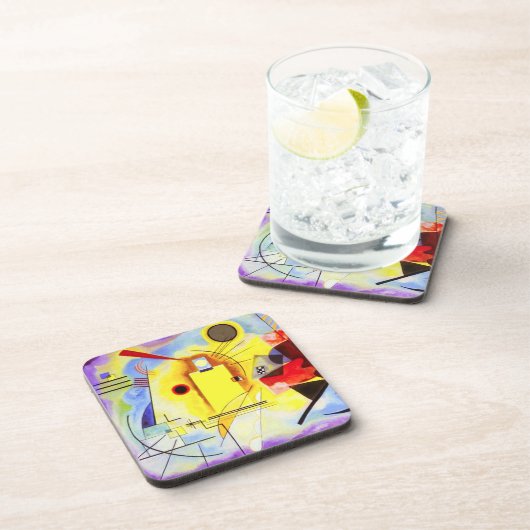 Kandinsky Yellow Red Blue Onderzetters (Rechterzijde)