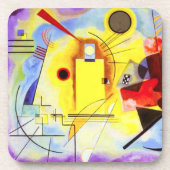 Kandinsky Yellow Red Blue Onderzetters (Voorkant)