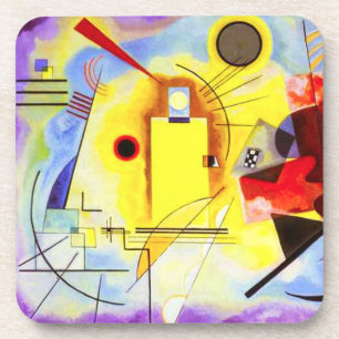 Kandinsky Yellow Red Blue Onderzetters