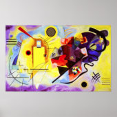 Kandinsky Yellow Red Blue Poster (Voorkant)