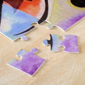 Kandinsky Yellow Red Blue Puzzle Legpuzzel (Zijkant)