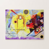 Kandinsky Yellow Red Blue Puzzle Legpuzzel (Horizontaal)