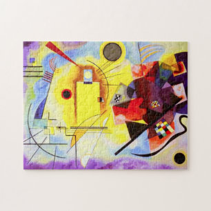 Kandinsky Yellow Red Blue Puzzle Legpuzzel