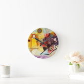 Kandinsky Yellow Red Blue Ronde Klok (Huis)
