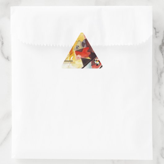 Kandinsky Yellow Red Blue Sticker (Tas)