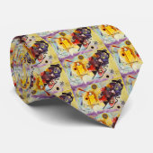 Kandinsky Yellow Red Blue Stropdas (Opgerold)