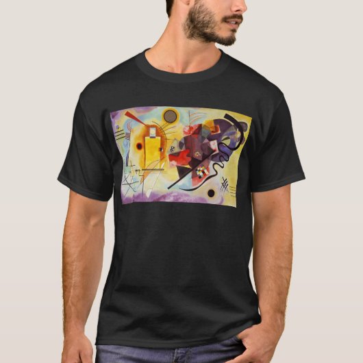 Kandinsky Yellow Red Blue T-shirt (Voorkant)