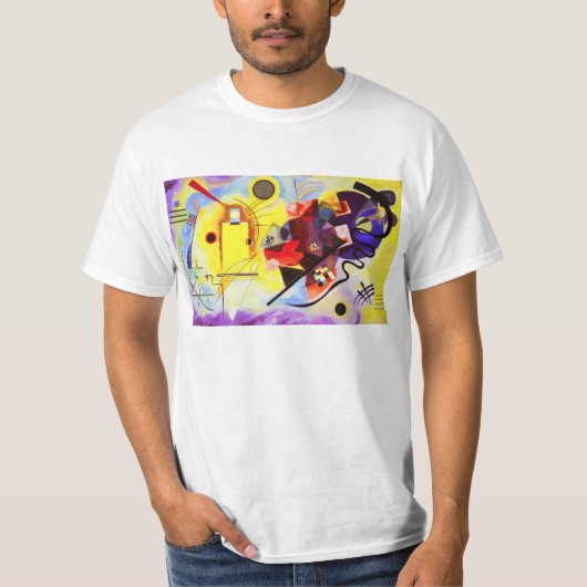 Kandinsky Yellow Red Blue T-shirt (Voorkant)