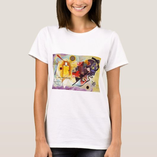 Kandinsky Yellow Red Blue T-shirt (Voorkant)