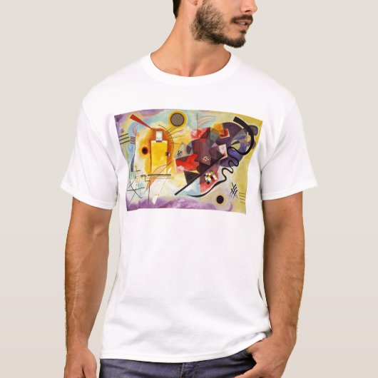 Kandinsky Yellow Red Blue T-shirt (Voorkant)