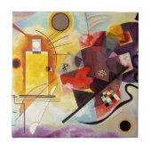 Kandinsky Yellow Red Blue Tegeltje (Voorkant)
