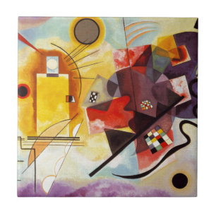 Kandinsky Yellow Red Blue Tegeltje