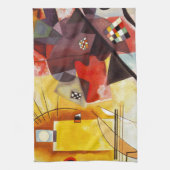 Kandinsky Yellow Red Blue Theedoek (Verticaal)