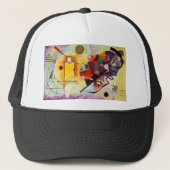 Kandinsky Yellow Red Blue Trucker Pet (Voorkant)