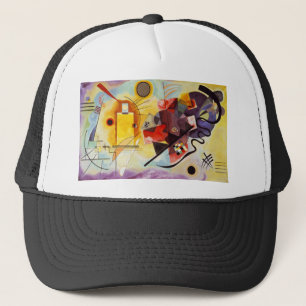 Kandinsky Yellow Red Blue Trucker Pet