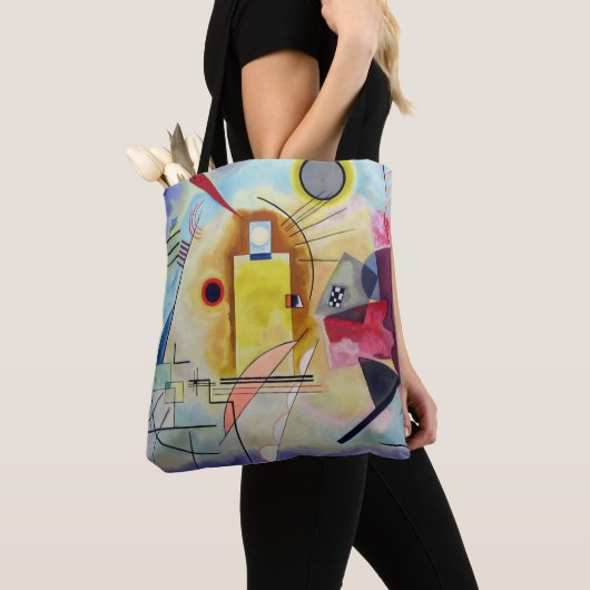 Kandinsky, Yellow Red en Blue 1925 Tote Bag (Dichtbij)
