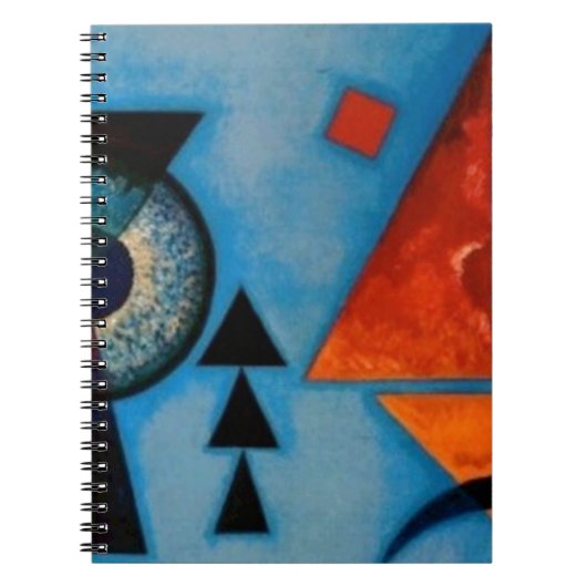 Kandinsky Zachte Harde Abstract Notitieboek (Voorkant)
