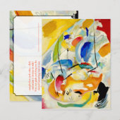 Kandinsky Zeeslag 1913 Briefkaart (Voorkant / Achterkant)