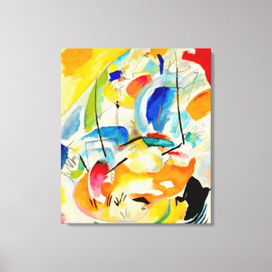 Kandinsky Zeeslag 1913 Canvas Afdruk (Voorkant)