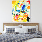 Kandinsky Zeeslag 1913 Canvas Afdruk (Insitu (Slaapkamer))