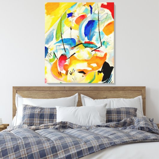 Kandinsky Zeeslag 1913 Canvas Afdruk (Insitu (Slaapkamer))